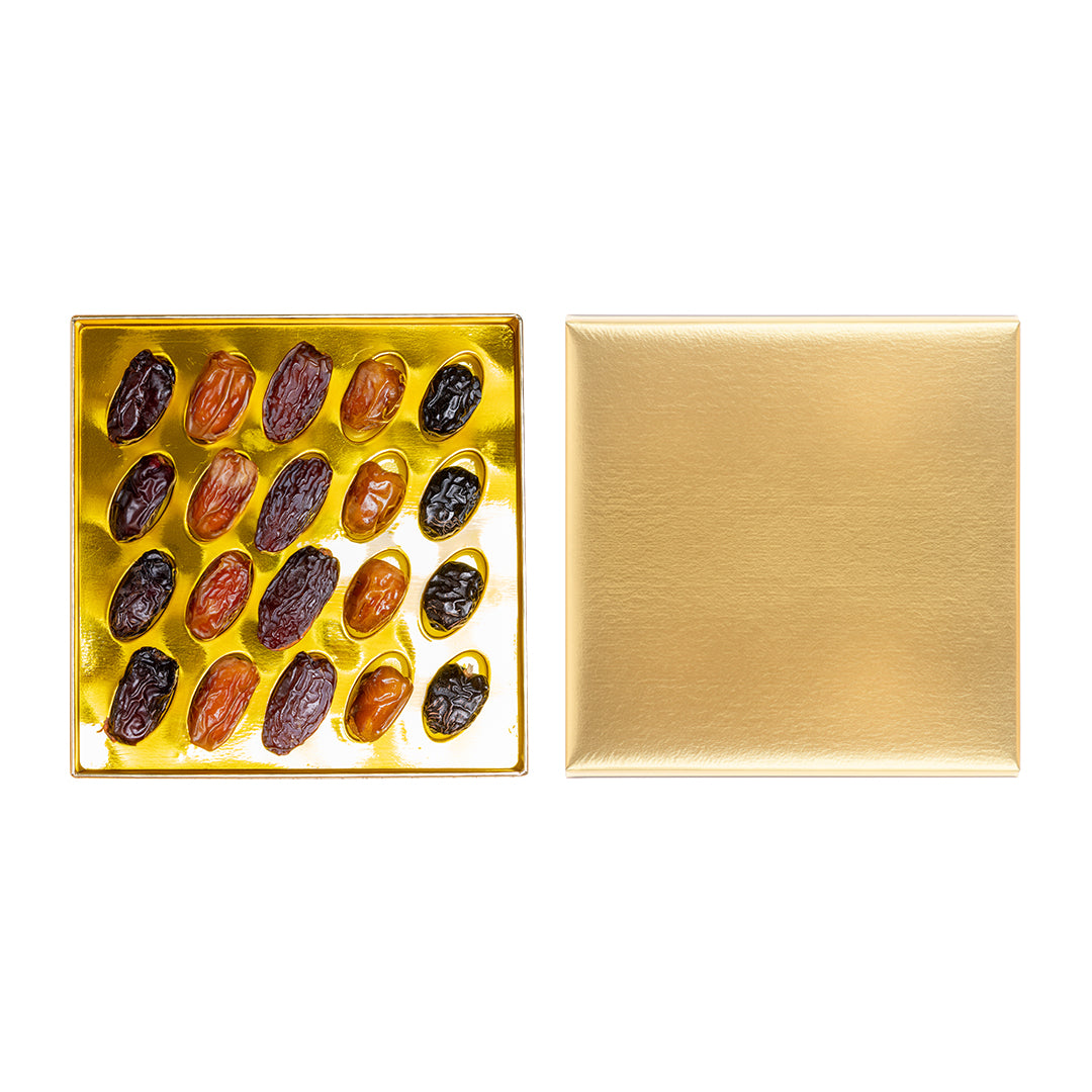 Golden Mixed Plain Dates Gift Box – 250g Premium Selection 🌙