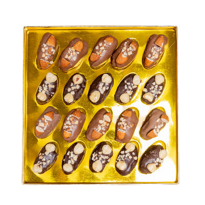 'National Day' Golden Choco Gift – With Nuts Chocolate Box (375g)