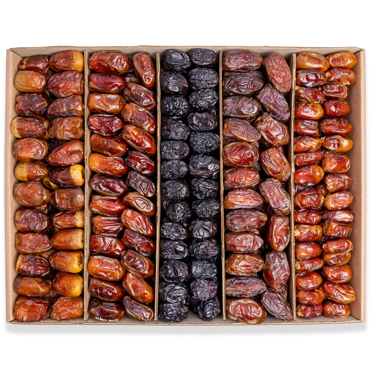 Коробка фиников разных сортов (4 кг) (Суккари, Сафави, Саги, Кхедри)