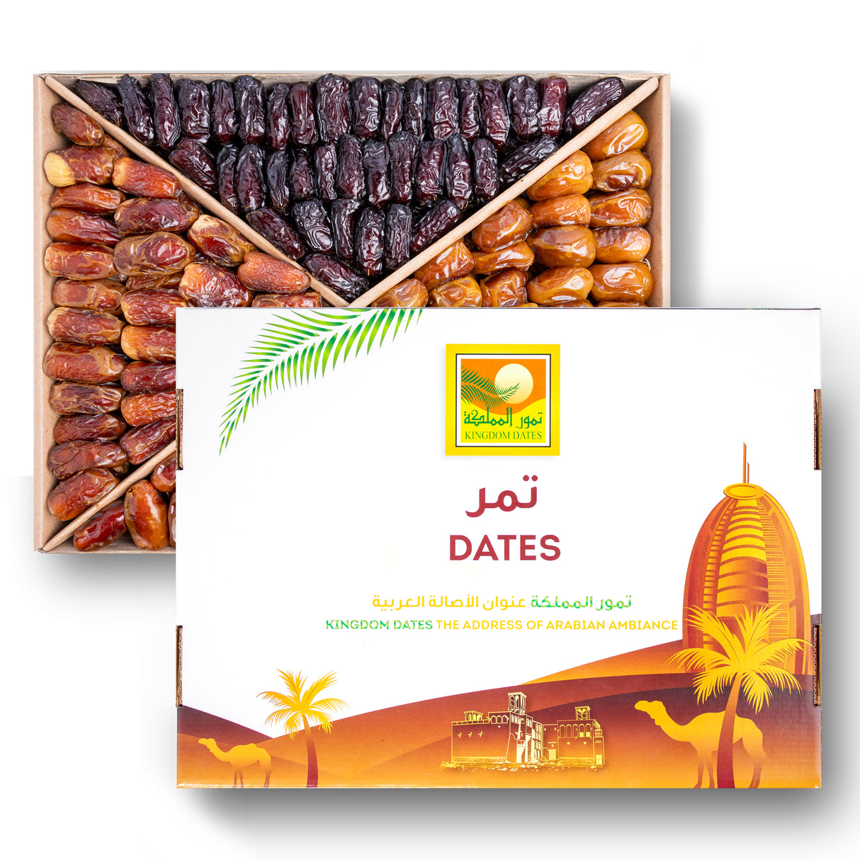 4 kg Assorted Dates Box (Sukkari, Safawi, Sagi, and Sultan Dates) Offer