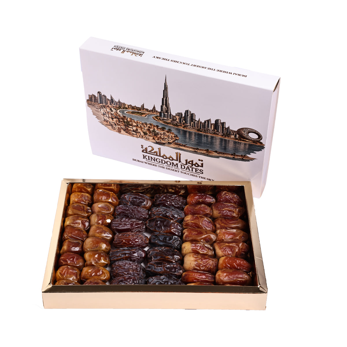 Premium Majdoul, Sagi & Sukkari Al Qassim Dates – Assorted Luxury Gift Box