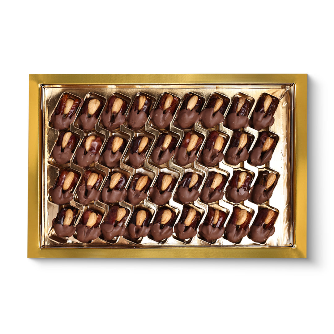 Arabian Luxury Chocolate Dates with Cashew โ Premium Gift Pack