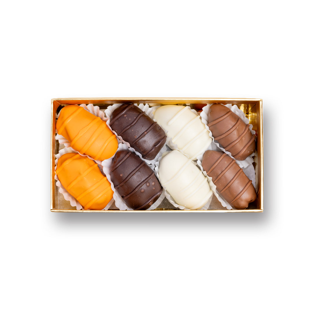 Golden Choco Gift Box with Lines – 16 Premium Pieces