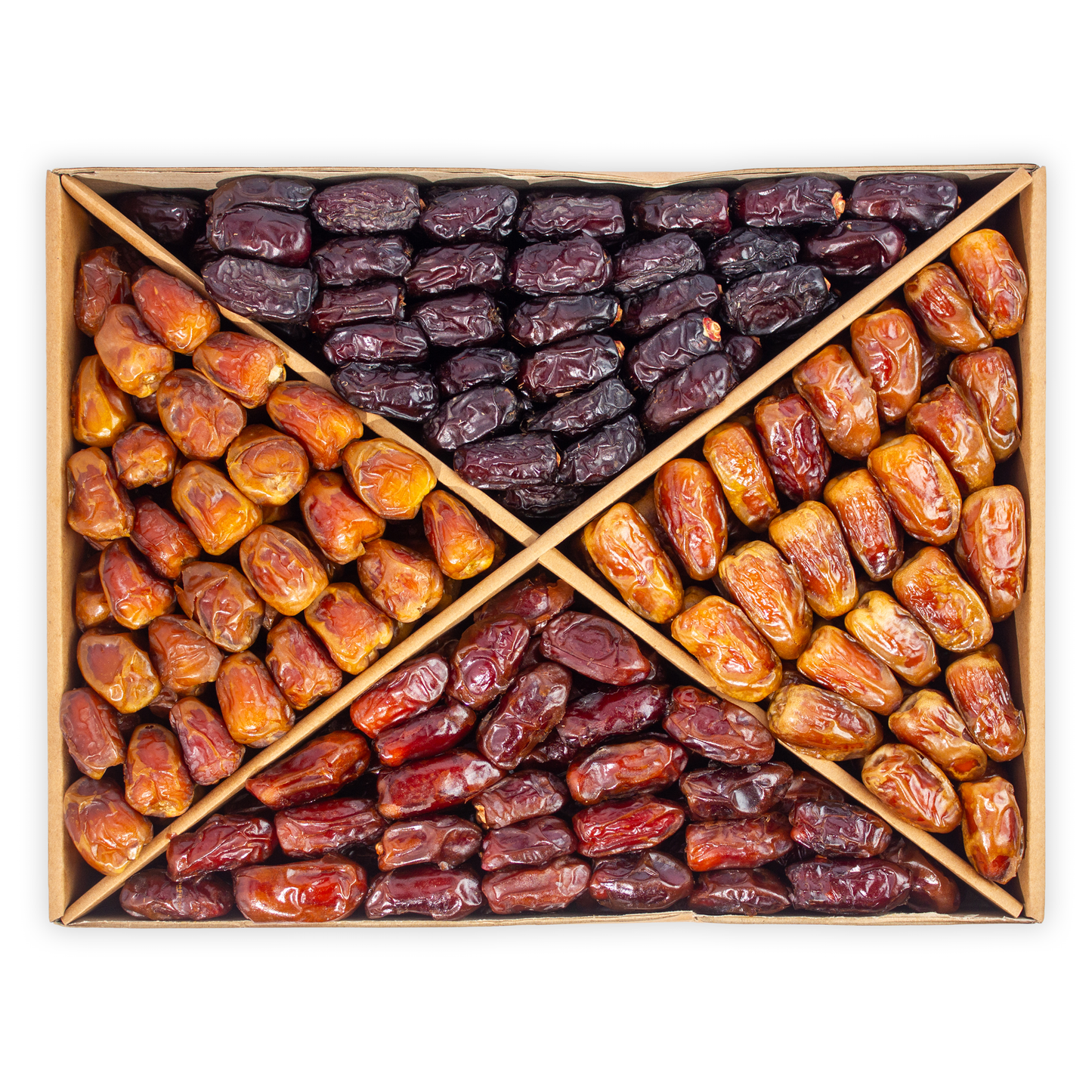 4 kg Assorted Dates Box (Sukkari, Safawi, Sagi, Khedri Dates) Offer