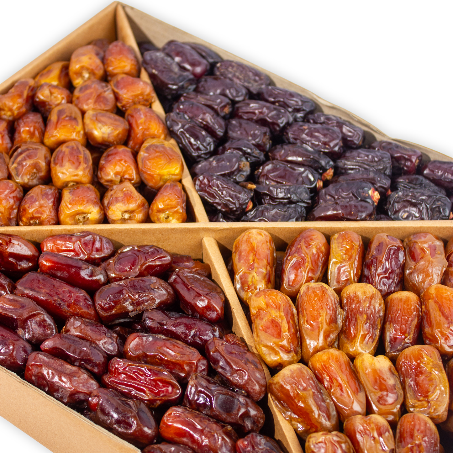 4 kg Assorted Dates Box (Sukkari, Safawi, Sagi, Khedri Dates) Offer