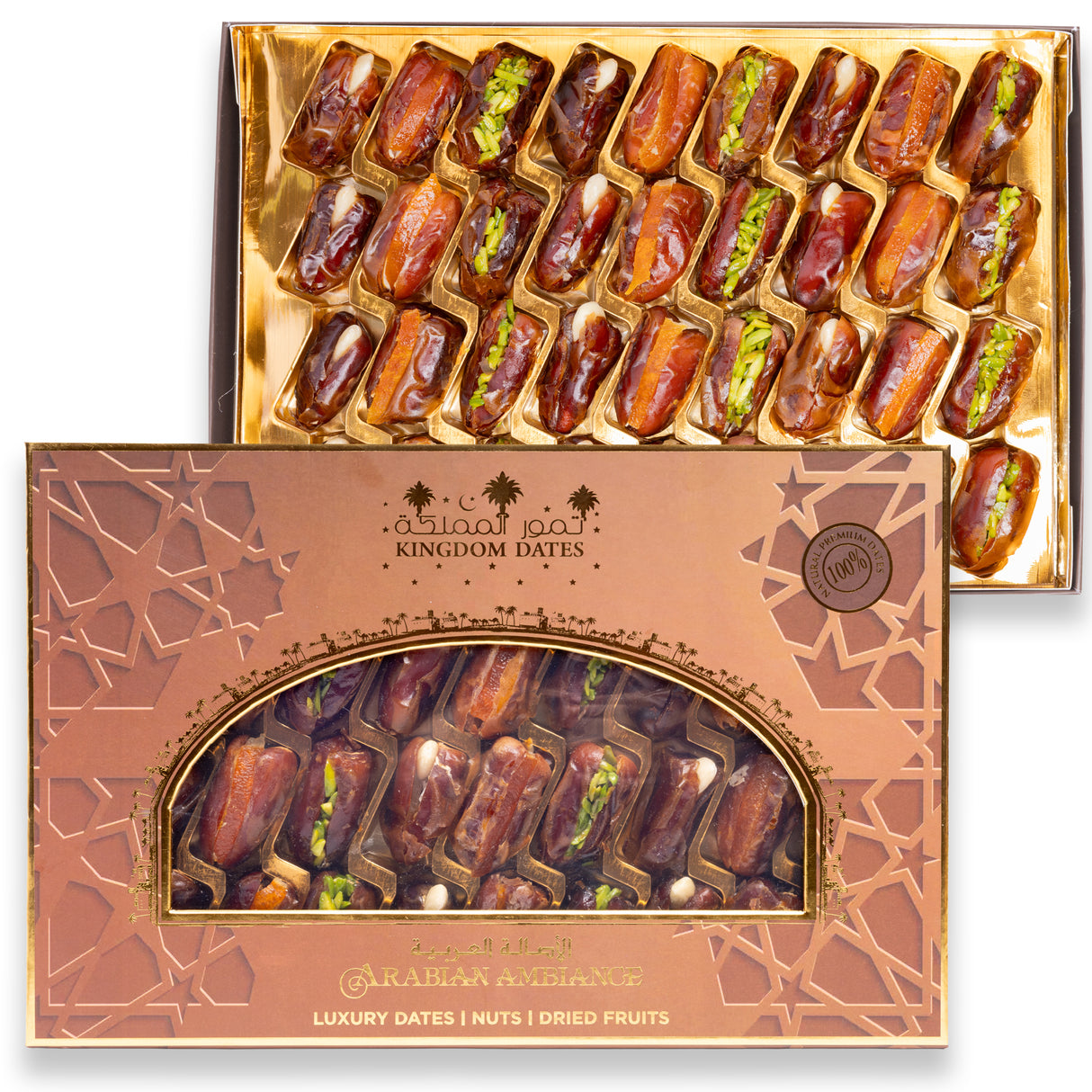 Arabian Ambience Chocolate Dates โ Dark Luxury Gift Box
