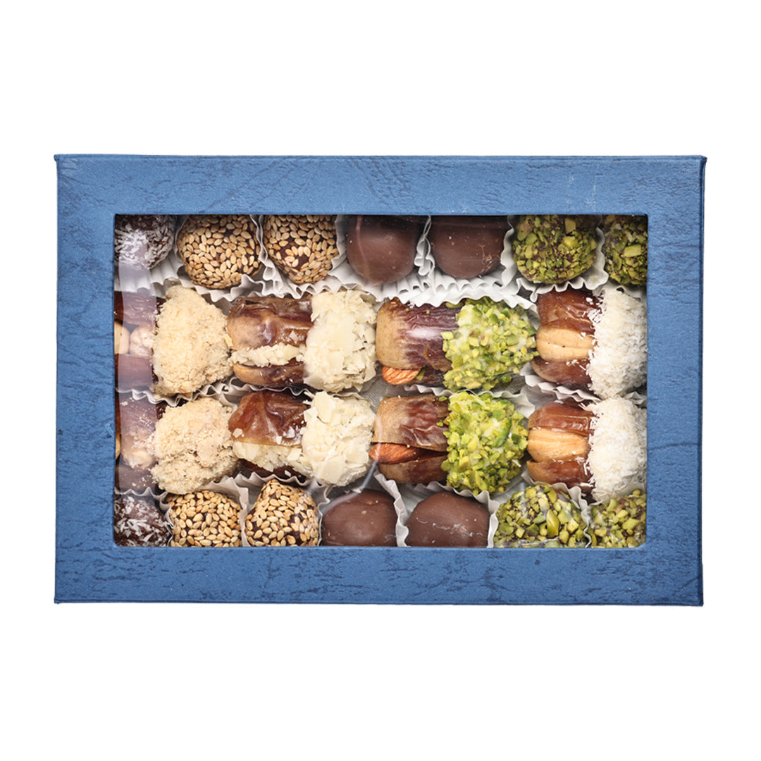 Half-Coated Chocolate Stuffed Dates box