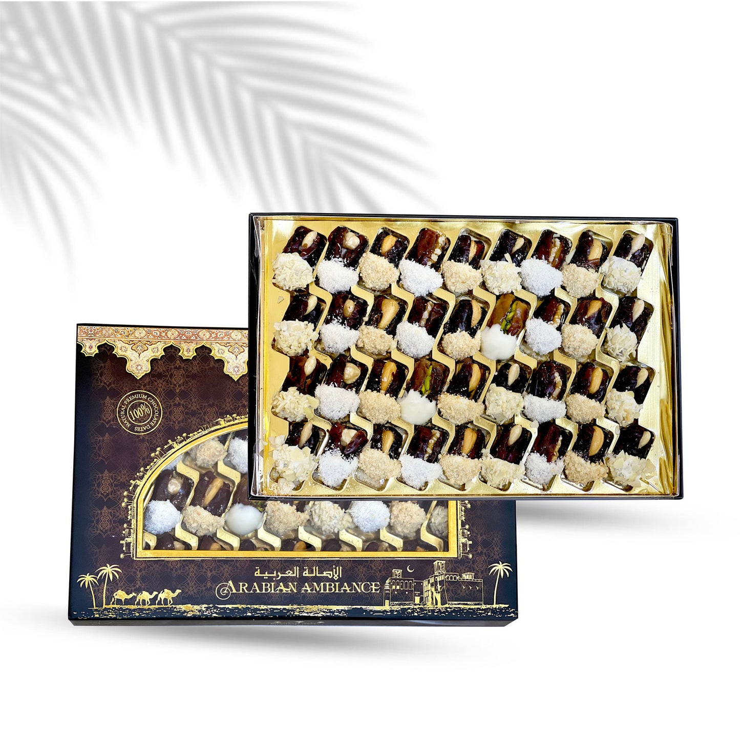 Arabian Ambience Chocolate Dates Gift Box 500 GM