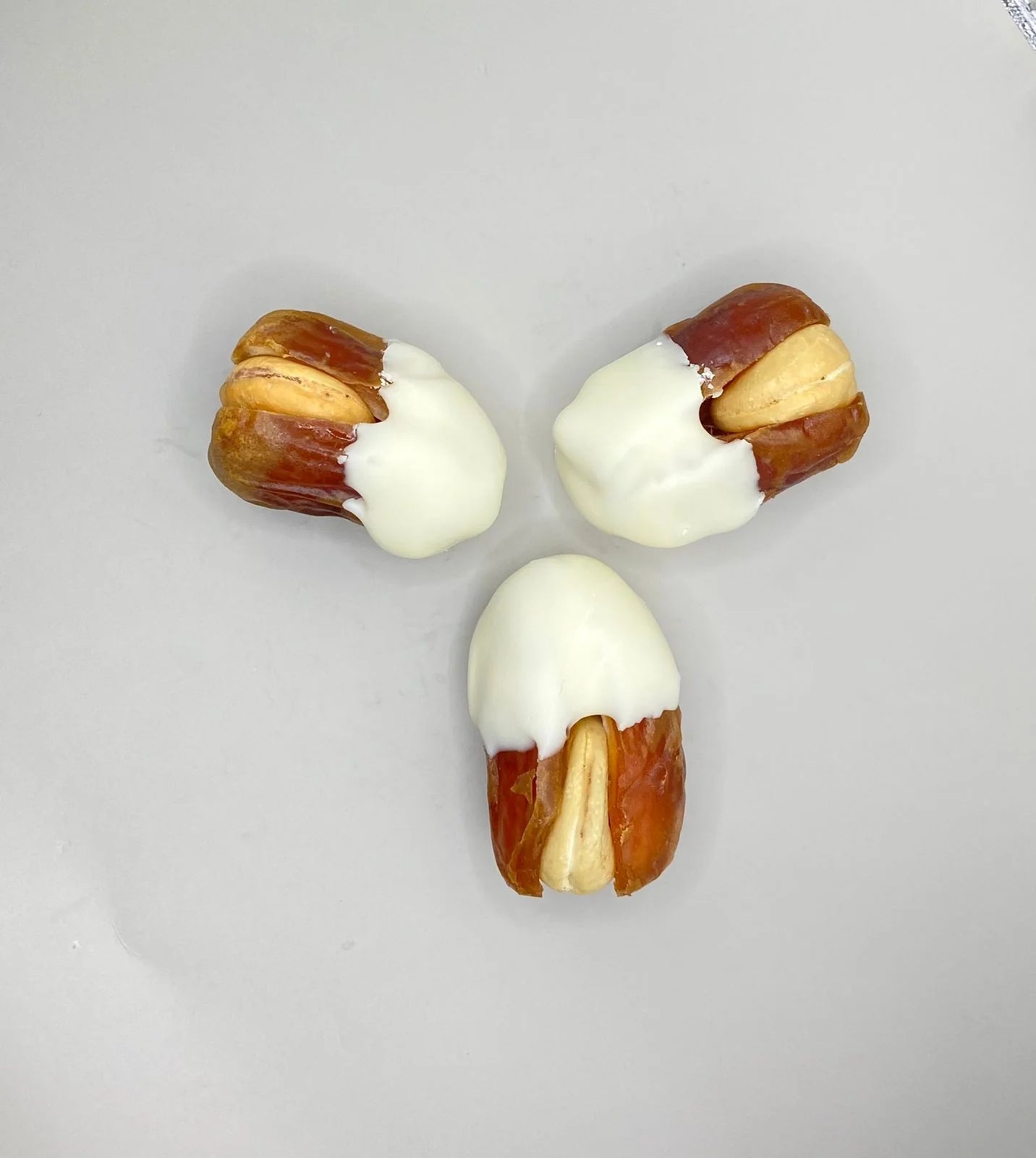 Vanilla Chocolate Dates Stuffed With Nuts