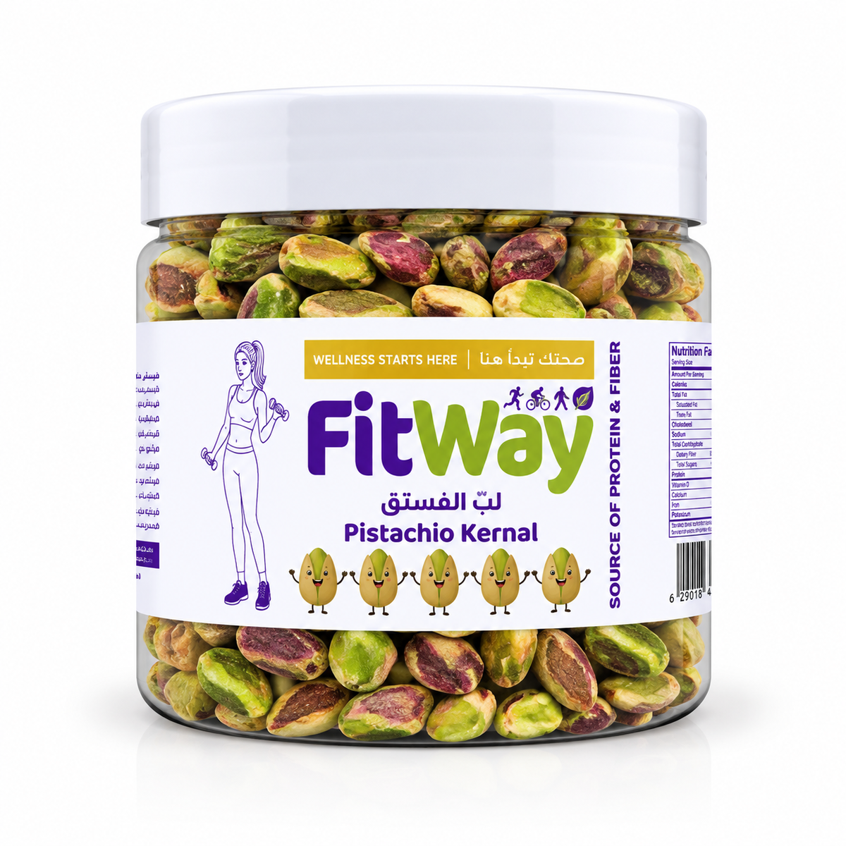 FitWay Premium Pistachio 50g | Kernel & Slice