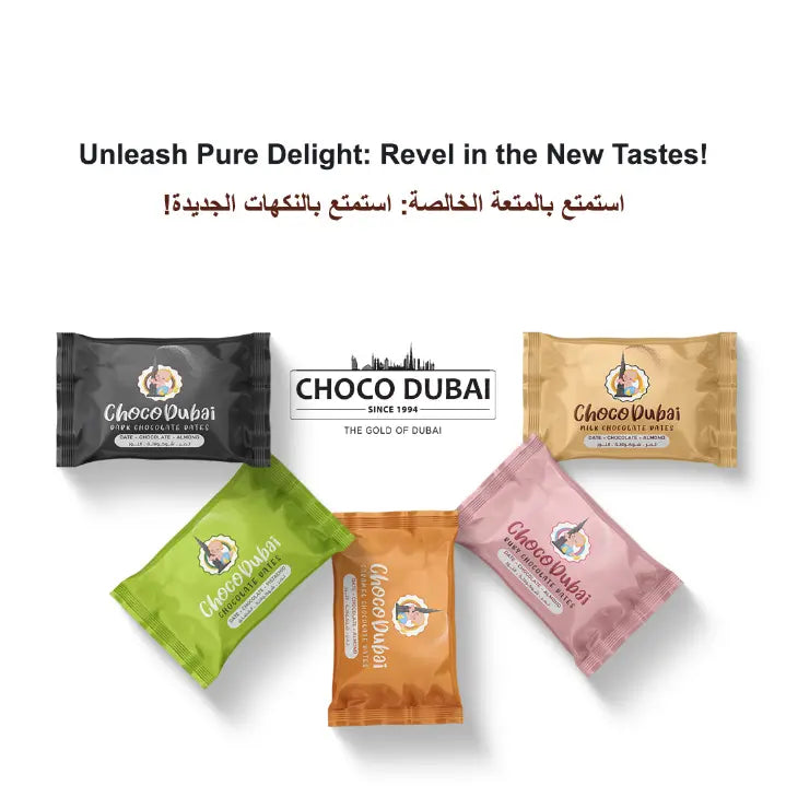 Choco Dubai Assorted Chocolate Dates – Viral Kunafa Pistachio Edition (100g)