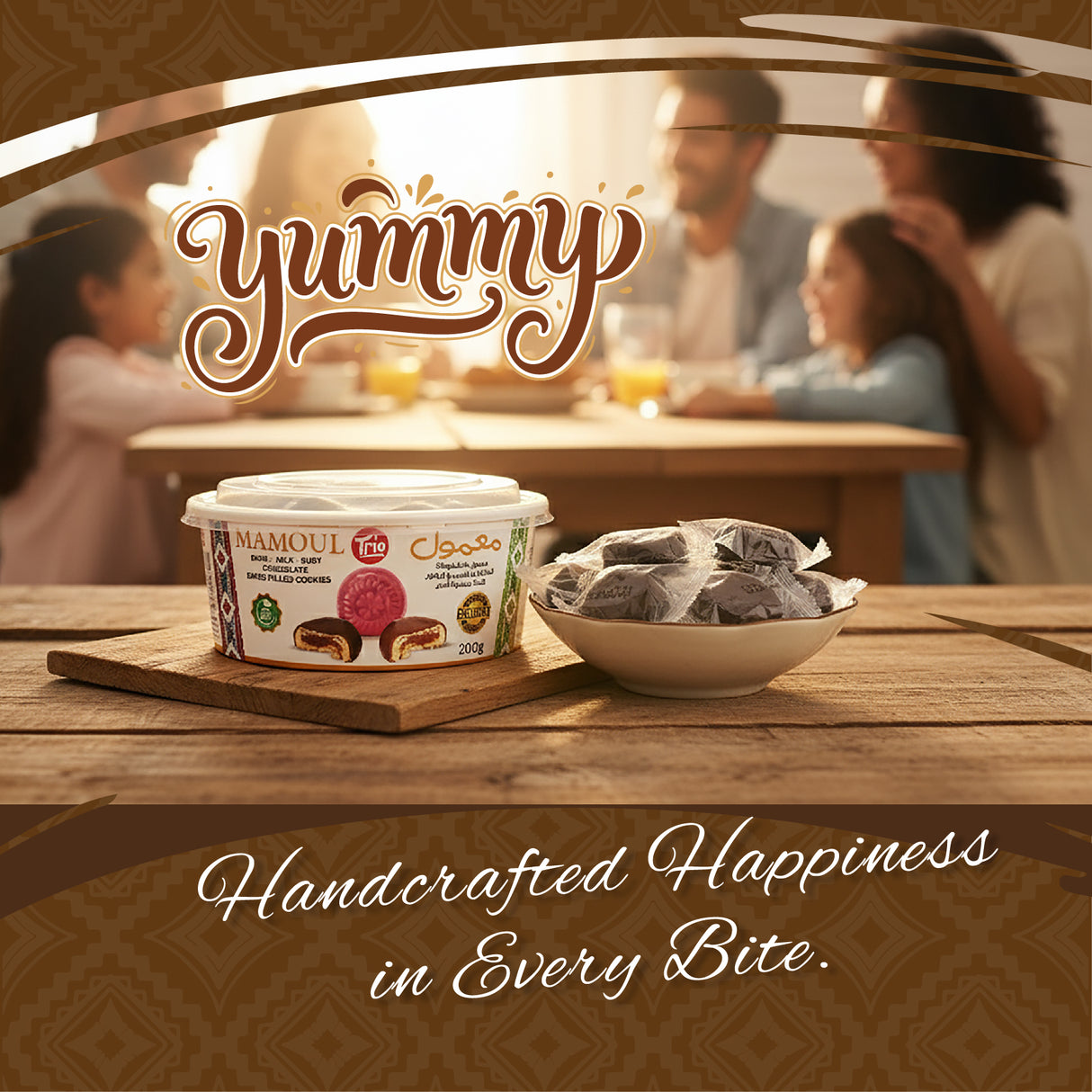 Kingdom Dates Mamoul Dark – Premium Date-Filled Cookies