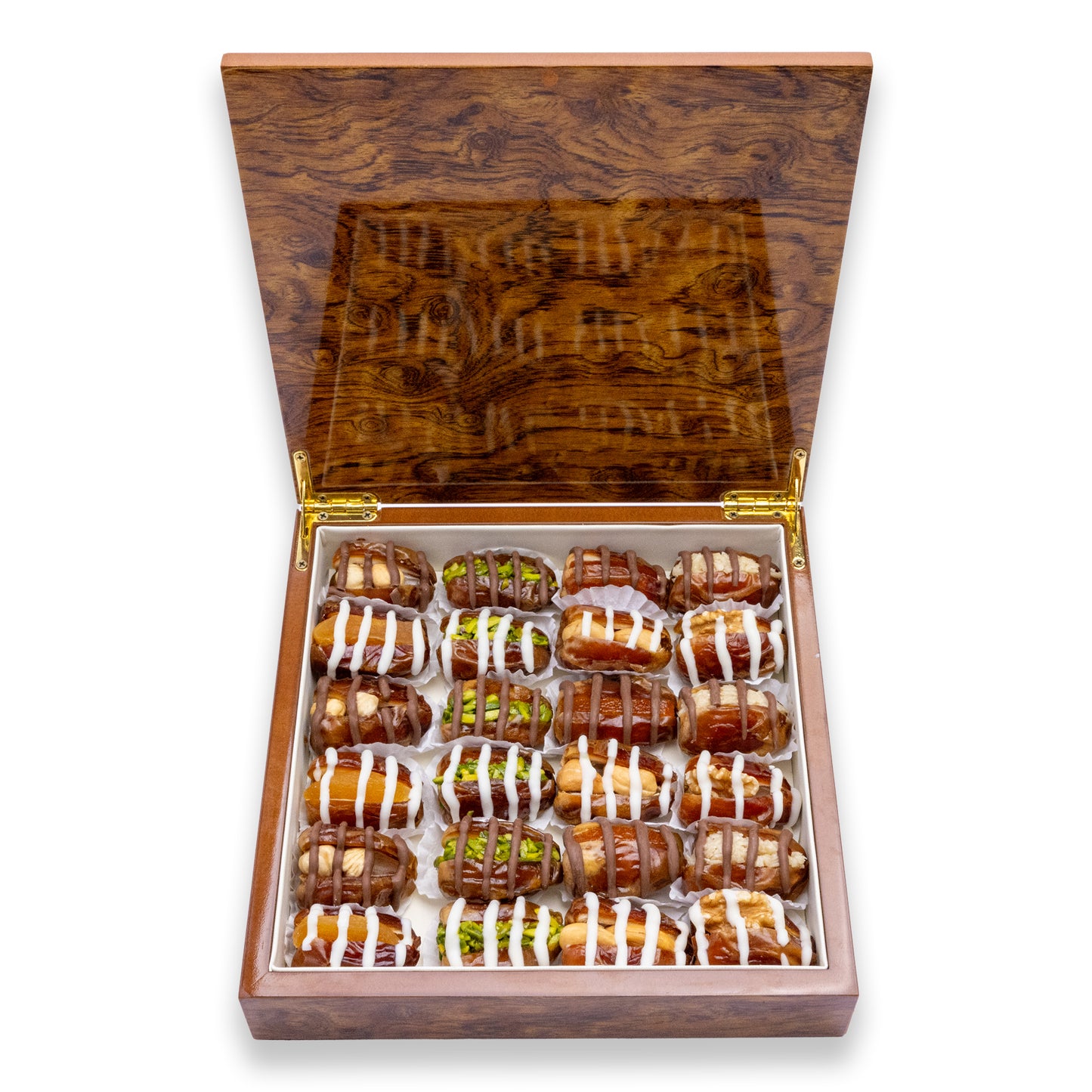 Gourmet Stuffed Dates with Nuts & Signature Chocolate Touch 500GM