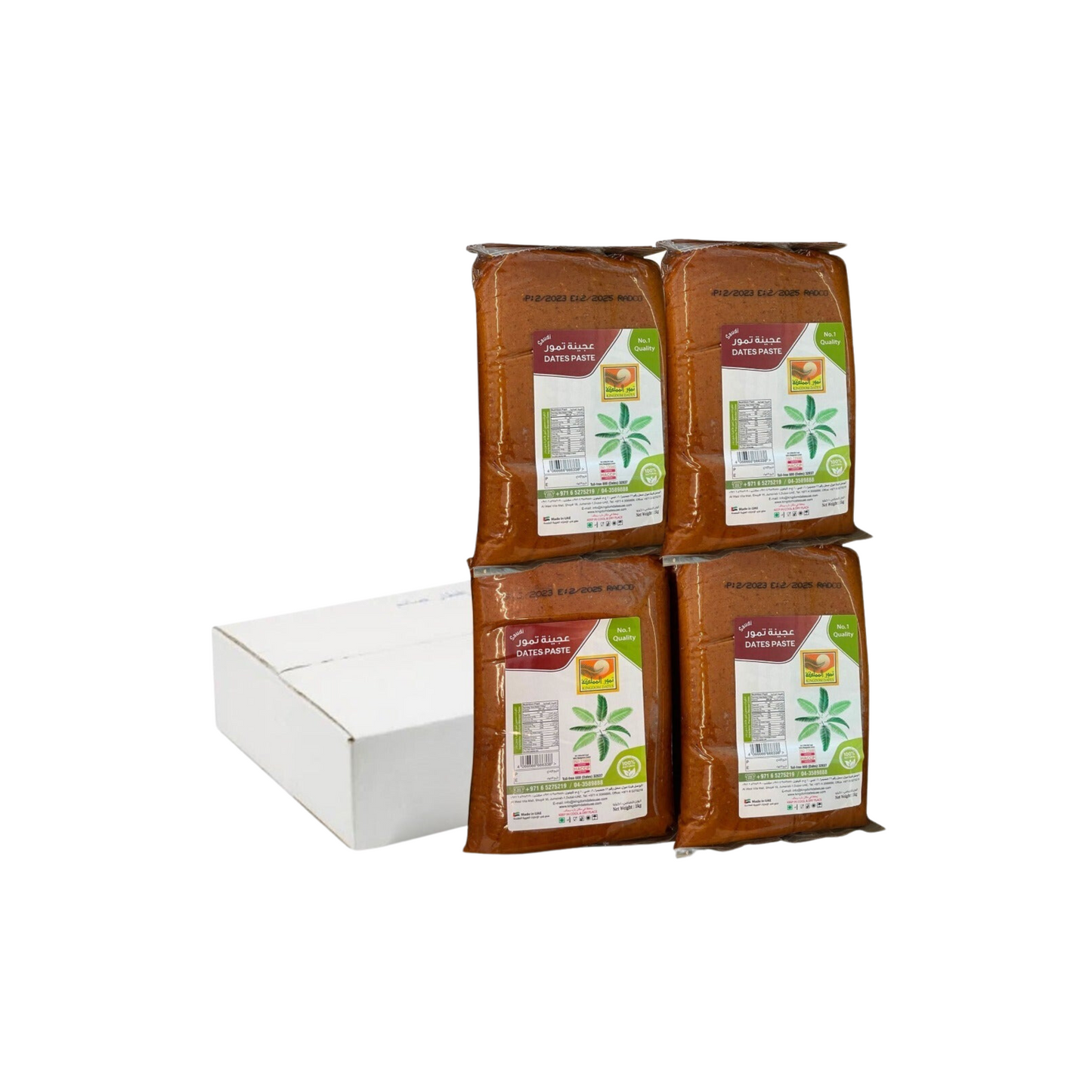 Delicious Premium Khalas Dates Paste | Buy Now - 1kg x 12 Carton