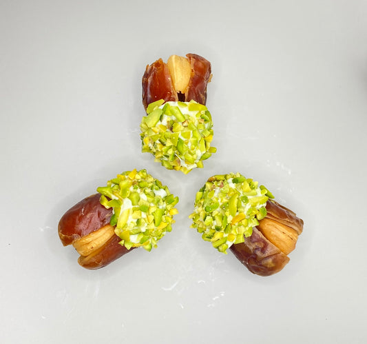 Pistachio Chocolate Dates Stuffed With Nuts