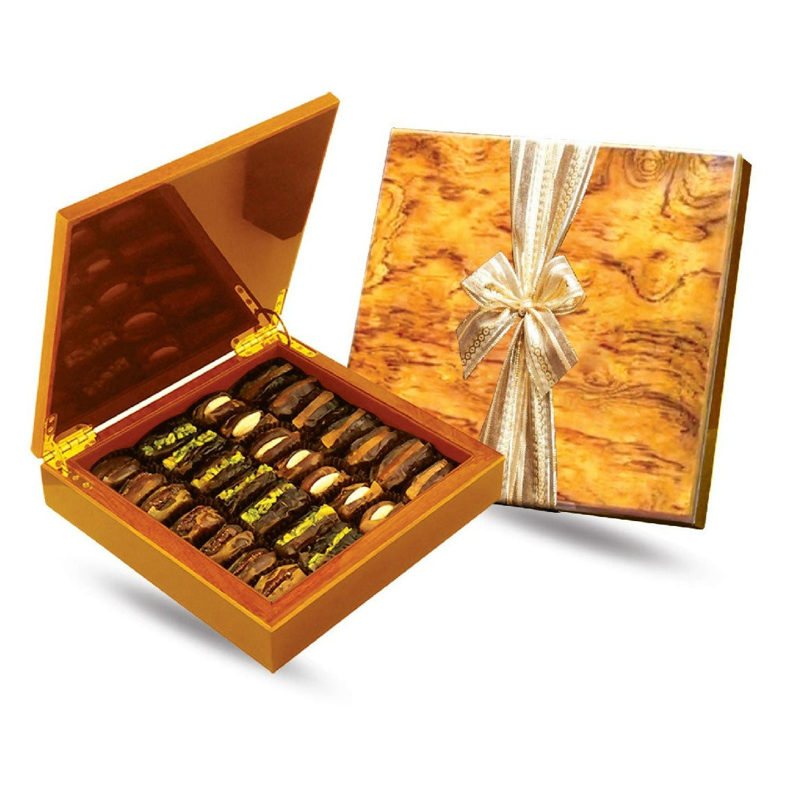 Desert Sands Wooden Box 500gms - kingdom Dates UAE
