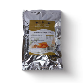 Candid Premium Natural Orange Peel from kingdomdatesuae, 1kg dried and nutri-rich, shown in a close-up image.