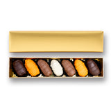 Golden Choco Gift Box with Lines – 7 Pieces (130g)