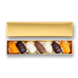 Golden Choco Gift Box with Lines – 7 Pieces (130g)