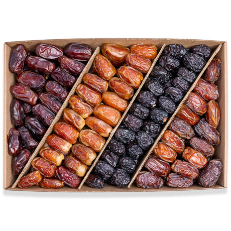 3 kg Premium Assorted Dates Box (Ajwa, Majdoul, Khedri & Sagi)