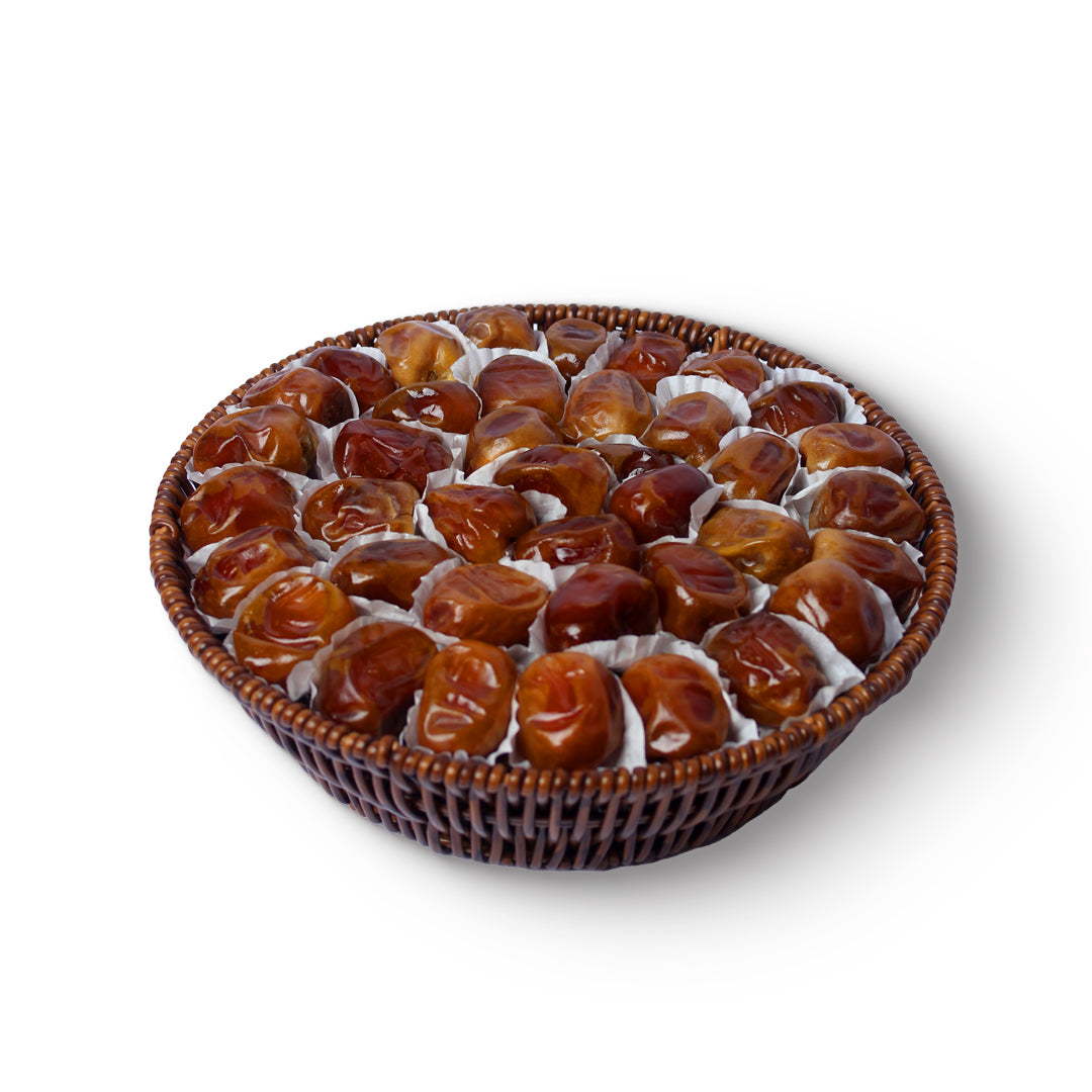 Premium Sukari Dates Round Tray – A Sweet Ramadan Delight