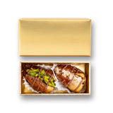 Golden Stuffed Dates with Lines & Nuts – 35g Premium Gift Box