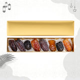 Golden Mixed Plain Dates Gift Box