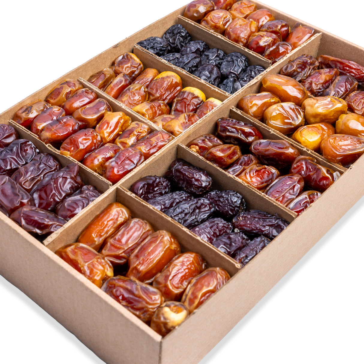 عرض صندوق تمور متنوعة 4 كجم (تمور سكري، صفاوي، صقعي، خضري)