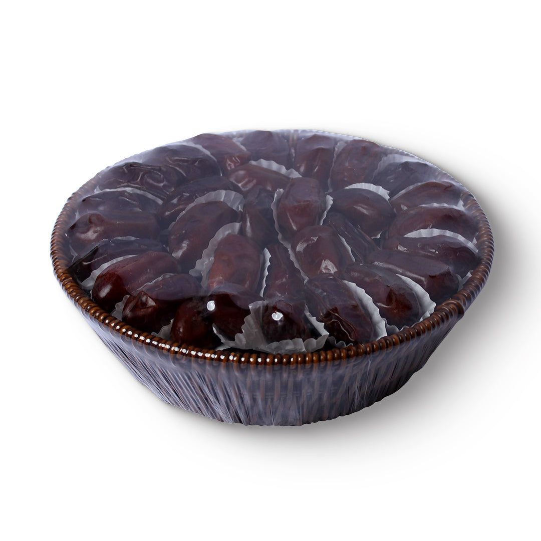 Ramadan Khedri Dates Round Tray – Sweetness in Every Bite