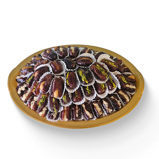 Dates Stuffed with Nuts Tray 1.5 KG