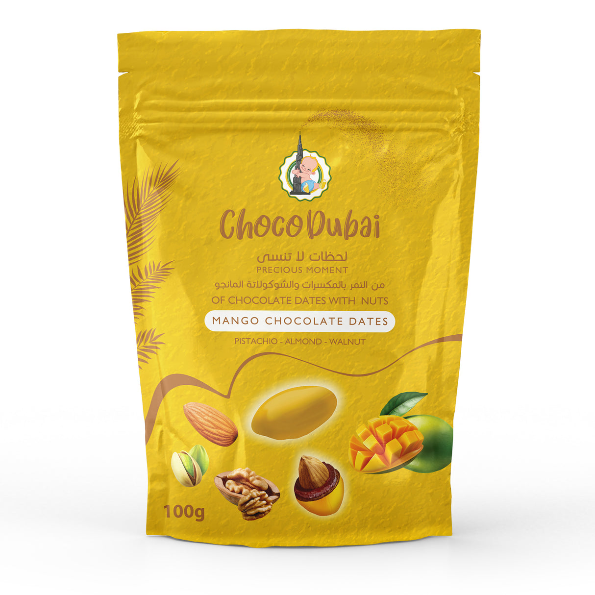 Choco Dubai – 6 Packs of Full-Coated Chocolate Dates (100g Each) – SPECIAL OFFER