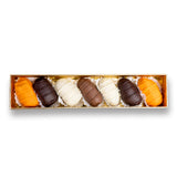 Golden Choco Gift Box with Lines – 7 Pieces (130g)