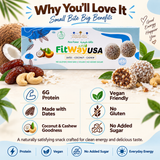 Coconut Dates Protein Ball with Cashew 50g