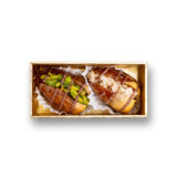 Golden Stuffed Dates with Lines & Nuts – 35g Premium Gift Box