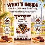 FitWay USA High Protein Cake with Dates & Peanuts - 100g