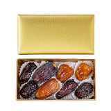 Golden Mixed Plain Dates Gift Box – 16 Premium Pieces