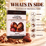 FitWay USA Energy Egg Spark – Coffee & Organic Date | High Protein & Fibre | 100g