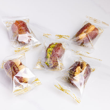 Premium Dates Stuffed with Assorted Nuts (Individually Wrapped) 1KG