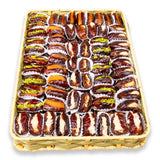 Premium Dates Tray Stuffed with Mixed Nuts & Dried Fruits