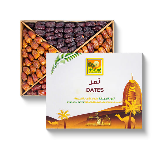 4 kg Assorted Dates Box (Sukkari, Safawi, Sagi, Khedri Dates) Offer