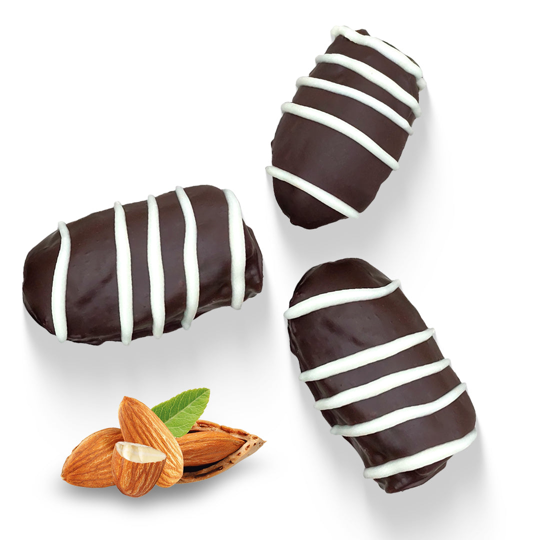 Dark Chocolate Dates Stuffed With Nuts - Full Coated