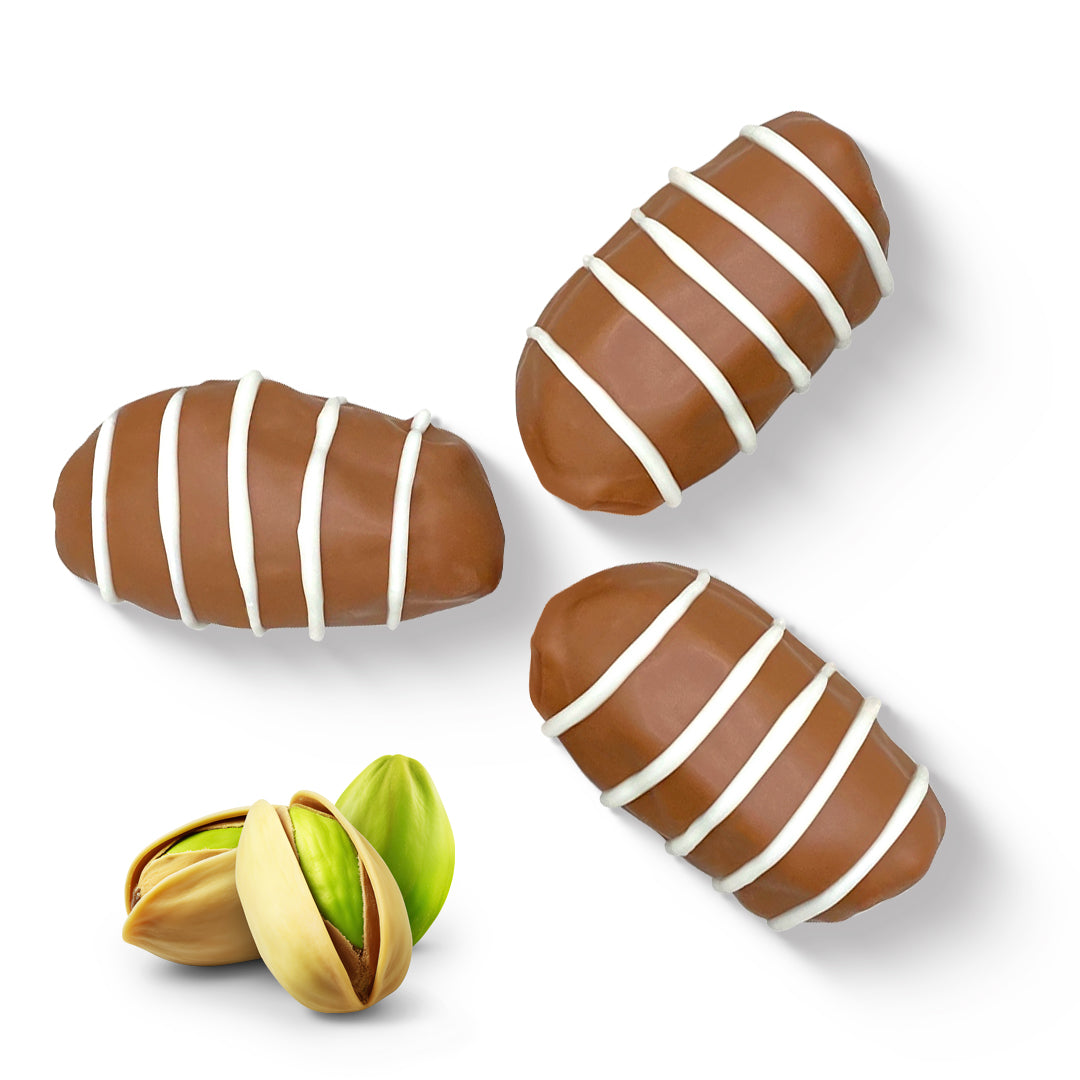 Milk Chocolate Dates Stuffed With Nuts