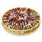 Premium Dates Tray Stuffed with Mixed Nuts & Dried Fruits (Round)