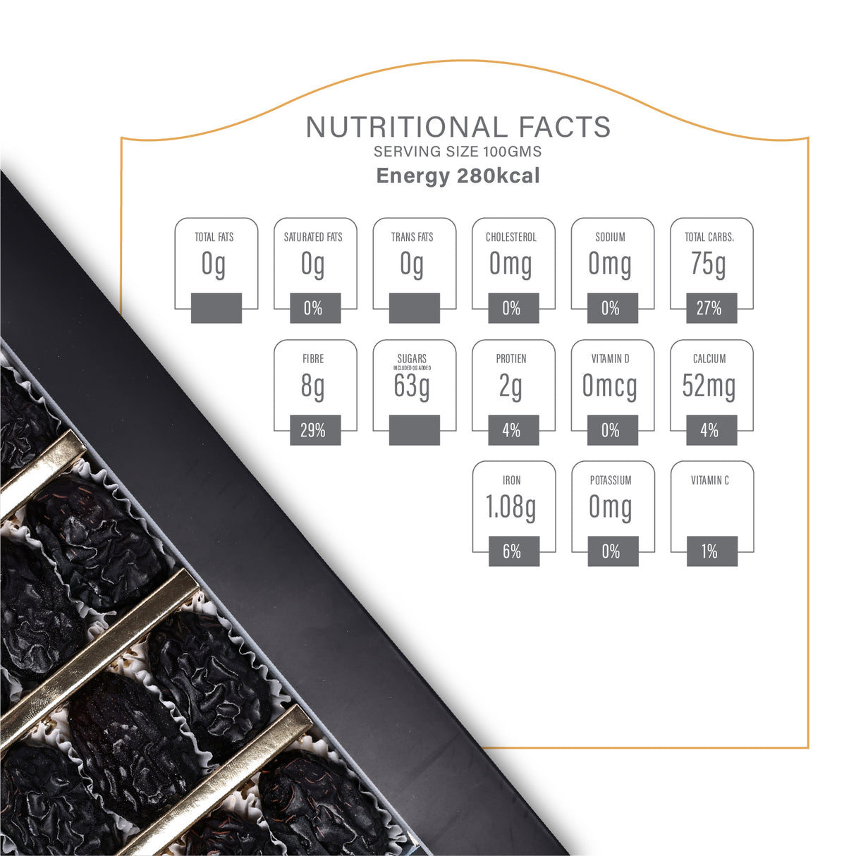 Ajwa Al-Madina Dates – 200g | Authentic from Madinah, Saudi Arabia