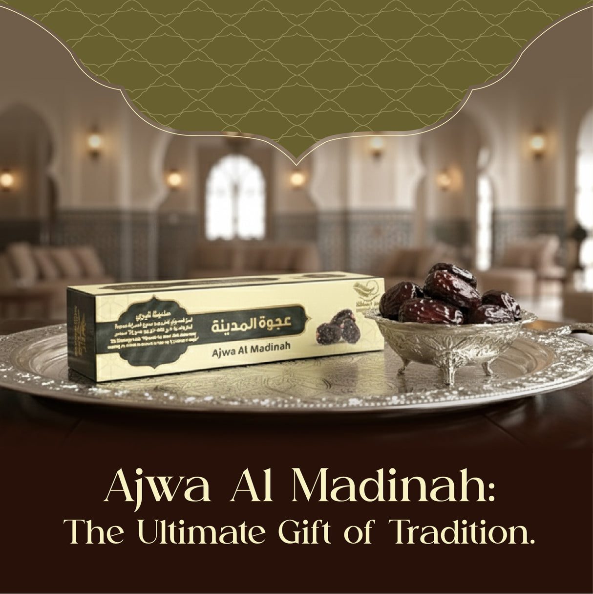 Ajwa Al Madina Dates - 12 Packs of 7 Pieces - Authentic & Fresh Dates