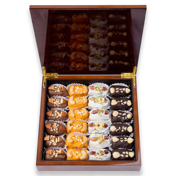 Dates with Nuts & Signature Chocolate Touch