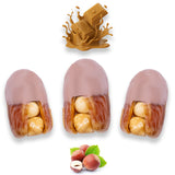 Luxury Sagi Dates Stuffed with Nuts & Half-Dipped in Caramel Chocolate