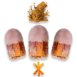 Luxury Sagi Dates Stuffed with Nuts & Half-Dipped in Caramel Chocolate