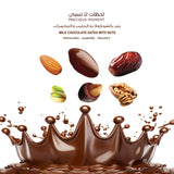 Choco Dubai Milk Chocolate Dates with Nuts – Viral Dubai Edition (100g)