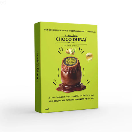 Choco Dubai Pistachio Kunafa Stuffed Date with Peanut Butter 100g